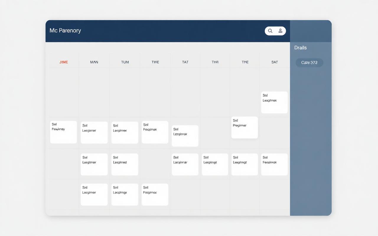 Content Calendar preview in ContentFlow
